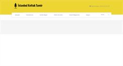 Desktop Screenshot of istanbulkoltuktamir.com