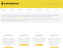 Tablet Screenshot of istanbulkoltuktamir.com